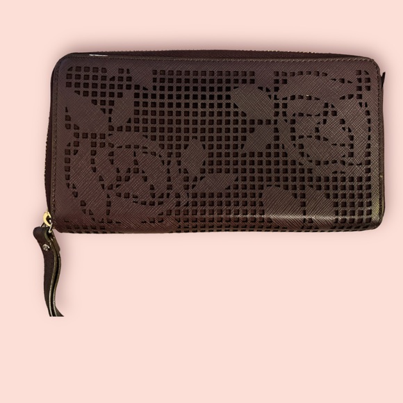 Plum/burgundy Kate spade New York wallet - Picture 2 of 4